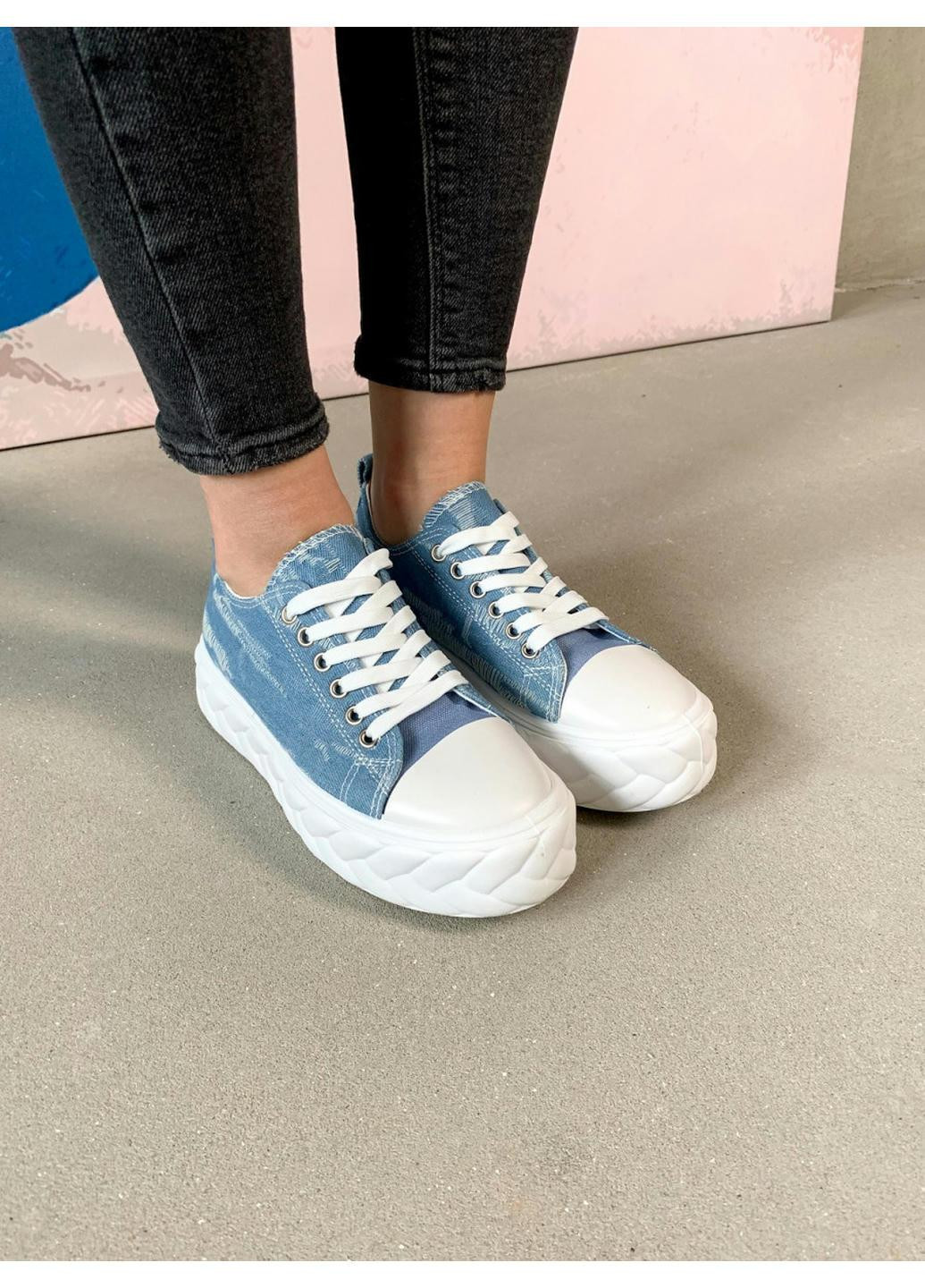 Кросівки жіночі Giselle 3966 23 5 Блакитний Fashion блакитні демісезони (265321194)