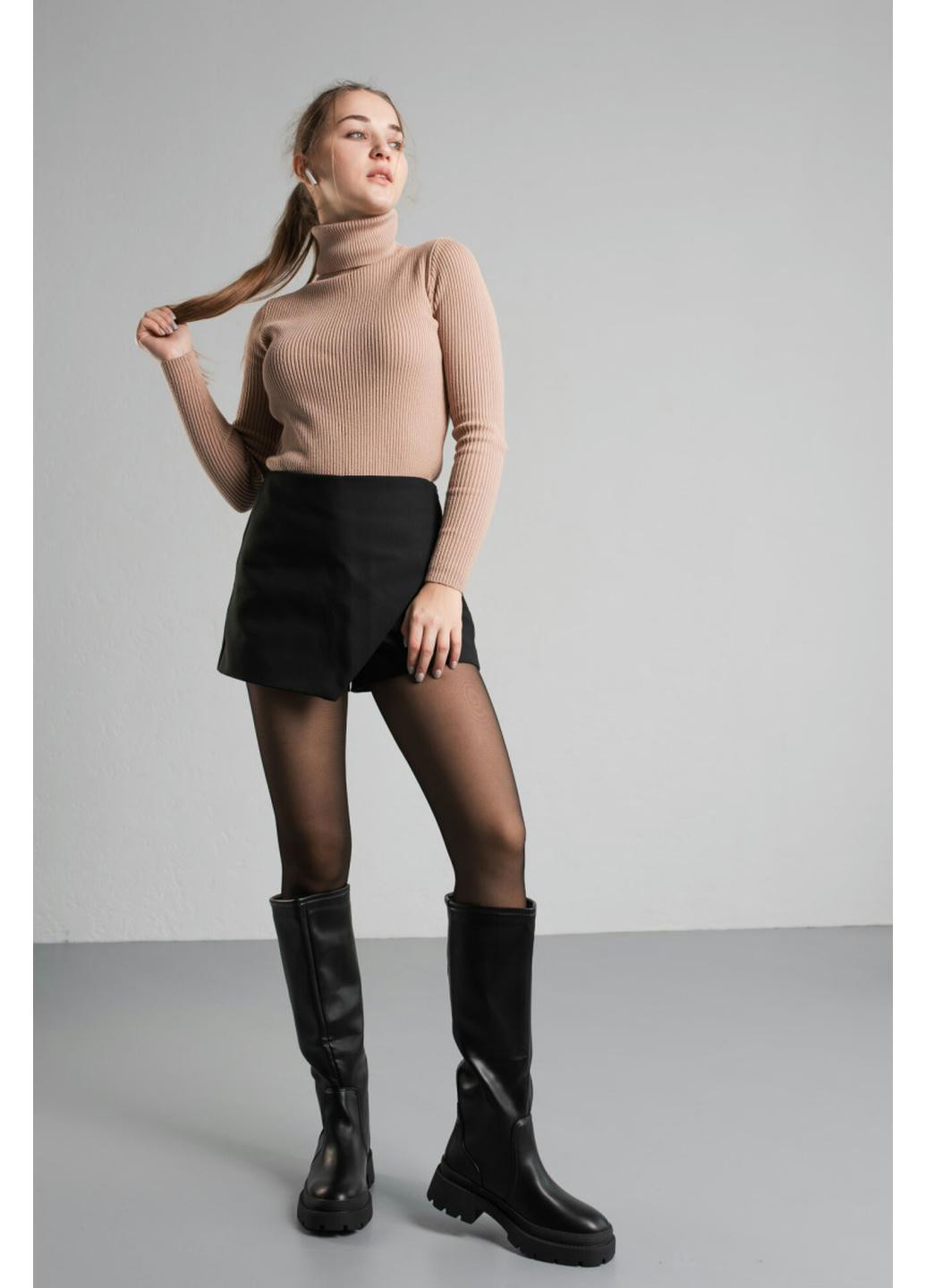 Осенние сапоги женские merry 3805 245 черный Fashion