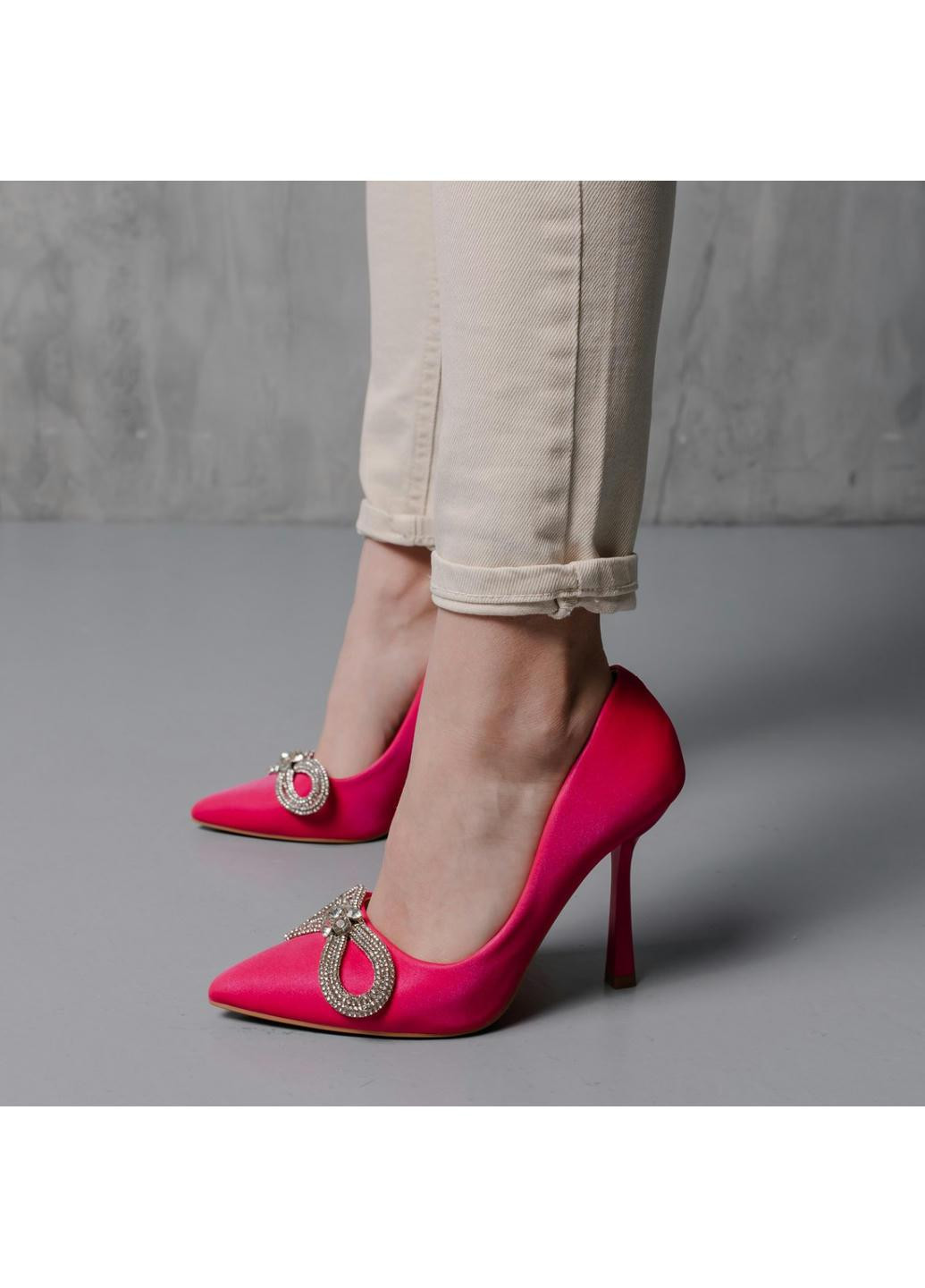 Жіночі туфлі Bow 3995 24 5 Рожевий Fashion (265321189)