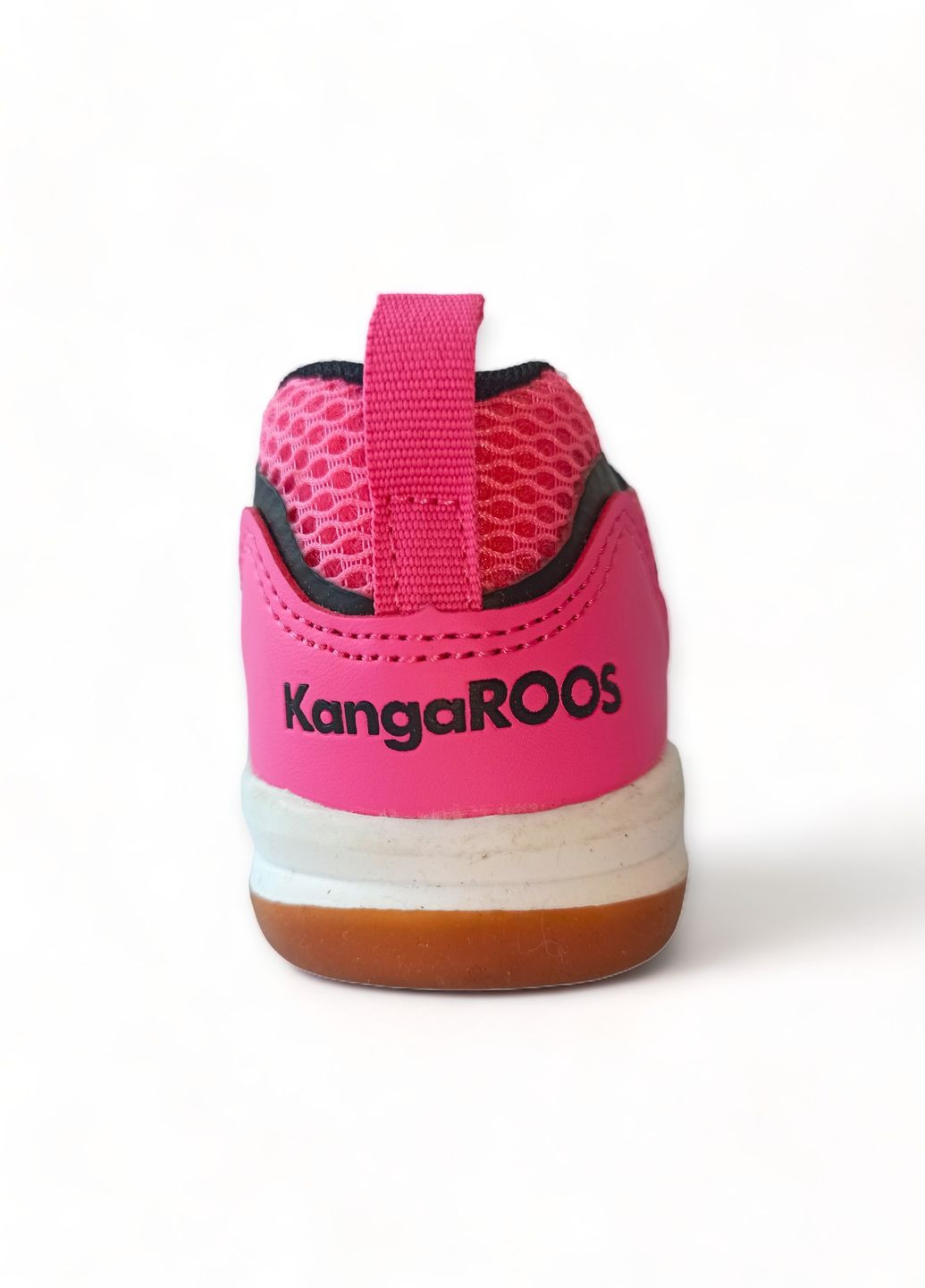 Розовые всесезонные кроссовки детские для девочки 18332/6122 футзал (32) Kangaroos