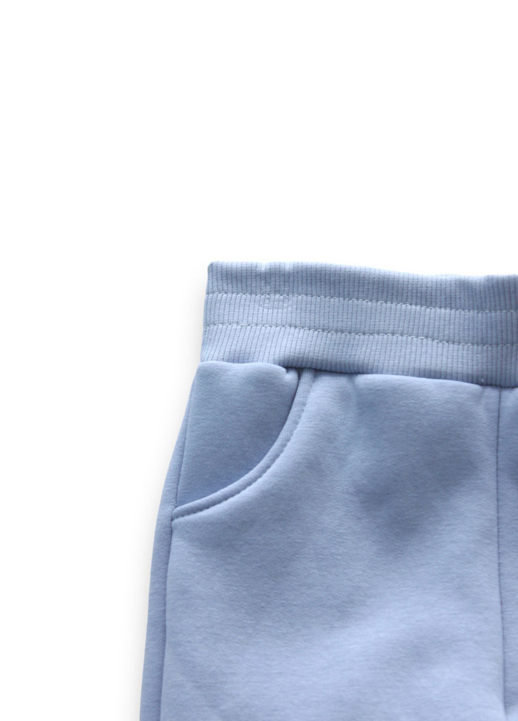 Голубые демисезонные брюки Little Bunny