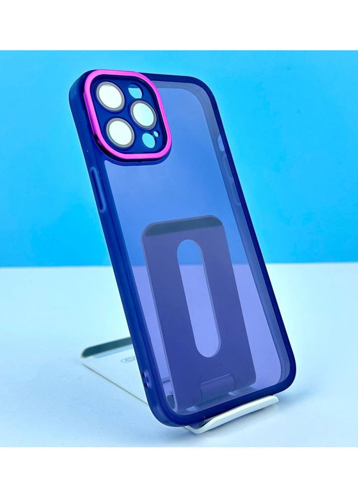 Чохол Matte Edges для iPhone 14 Синій No Brand (265399708)