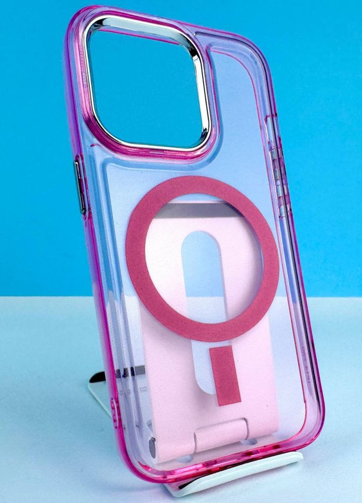 Чехол Colorful Case с MagSafe для iPhone 12 Pro Max Розовый No Brand (265399699)
