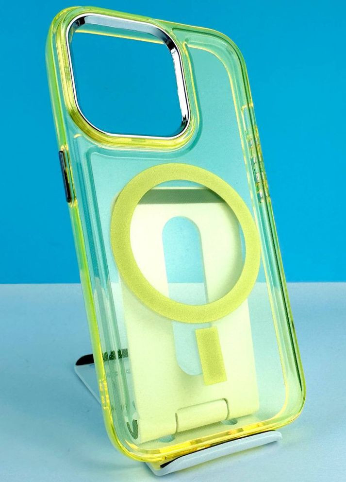 Чехол Colorful Case с MagSafe для iPhone 14 Pro Желтый No Brand (265399726)