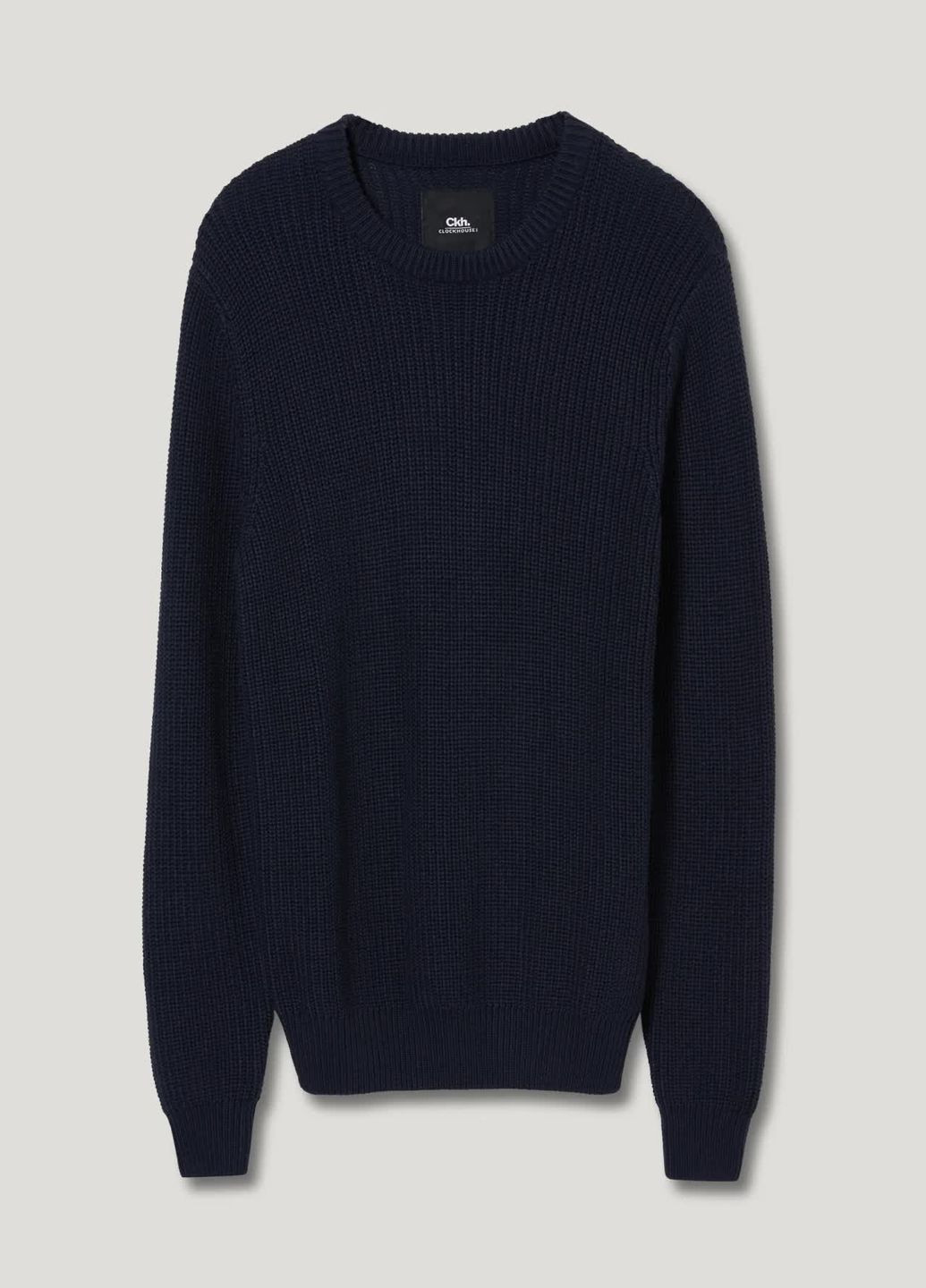 Темно-синий демисезонный свитер из хлопка C&A