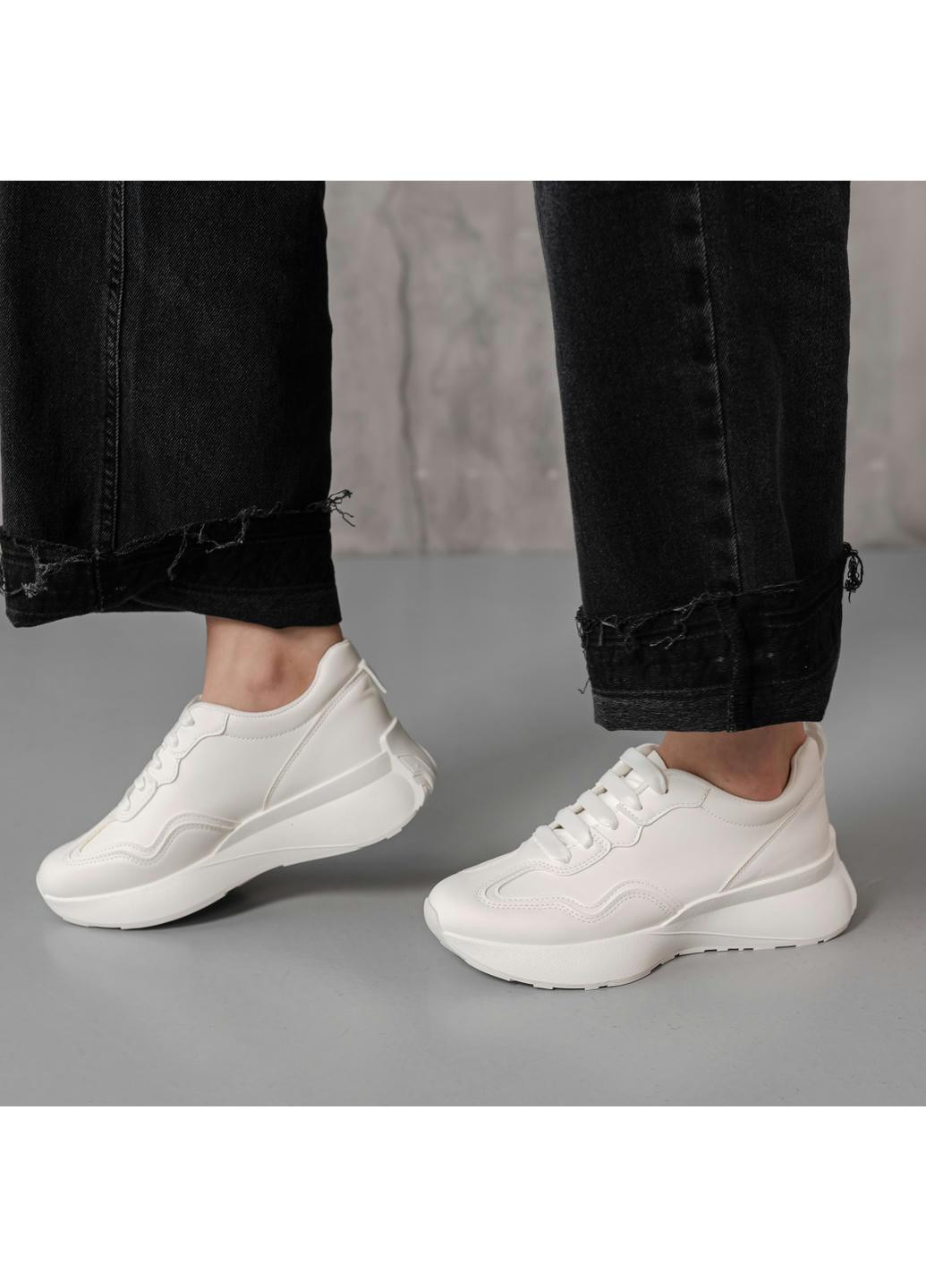 Белые демисезонные кроссовки женские susanna 3947 235 белый Fashion