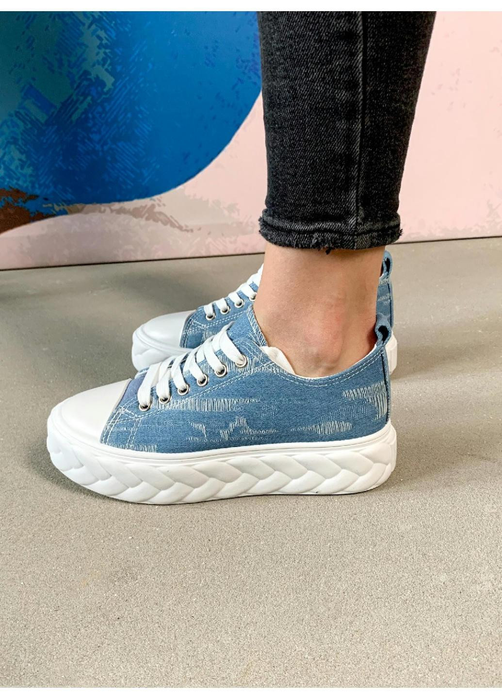 Кроссовки женские Giselle 3966 25 Голубой Fashion голубые демисезоны (265391513)