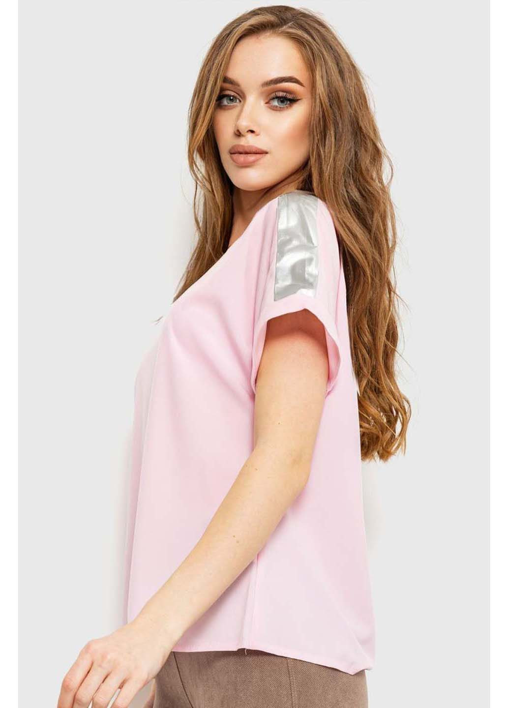 Светло-розовая демисезонная блуза Ager