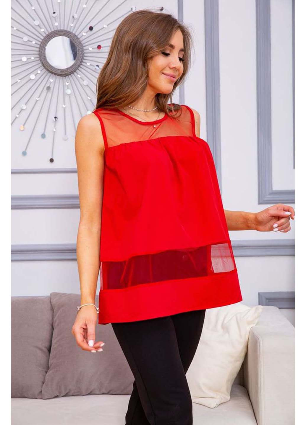 Червона демісезонна блуза Ager
