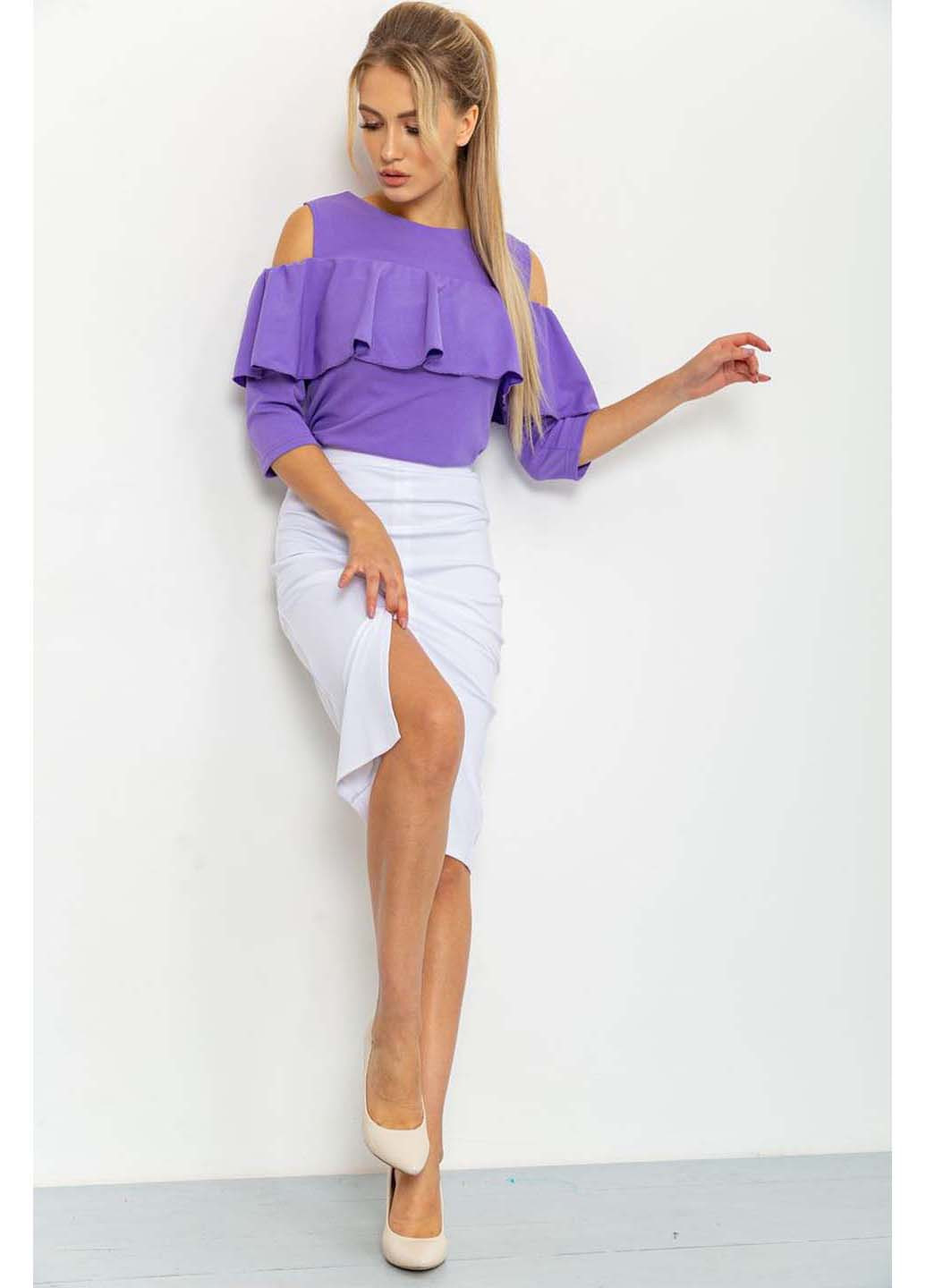Фіолетова демісезонна блуза Ager
