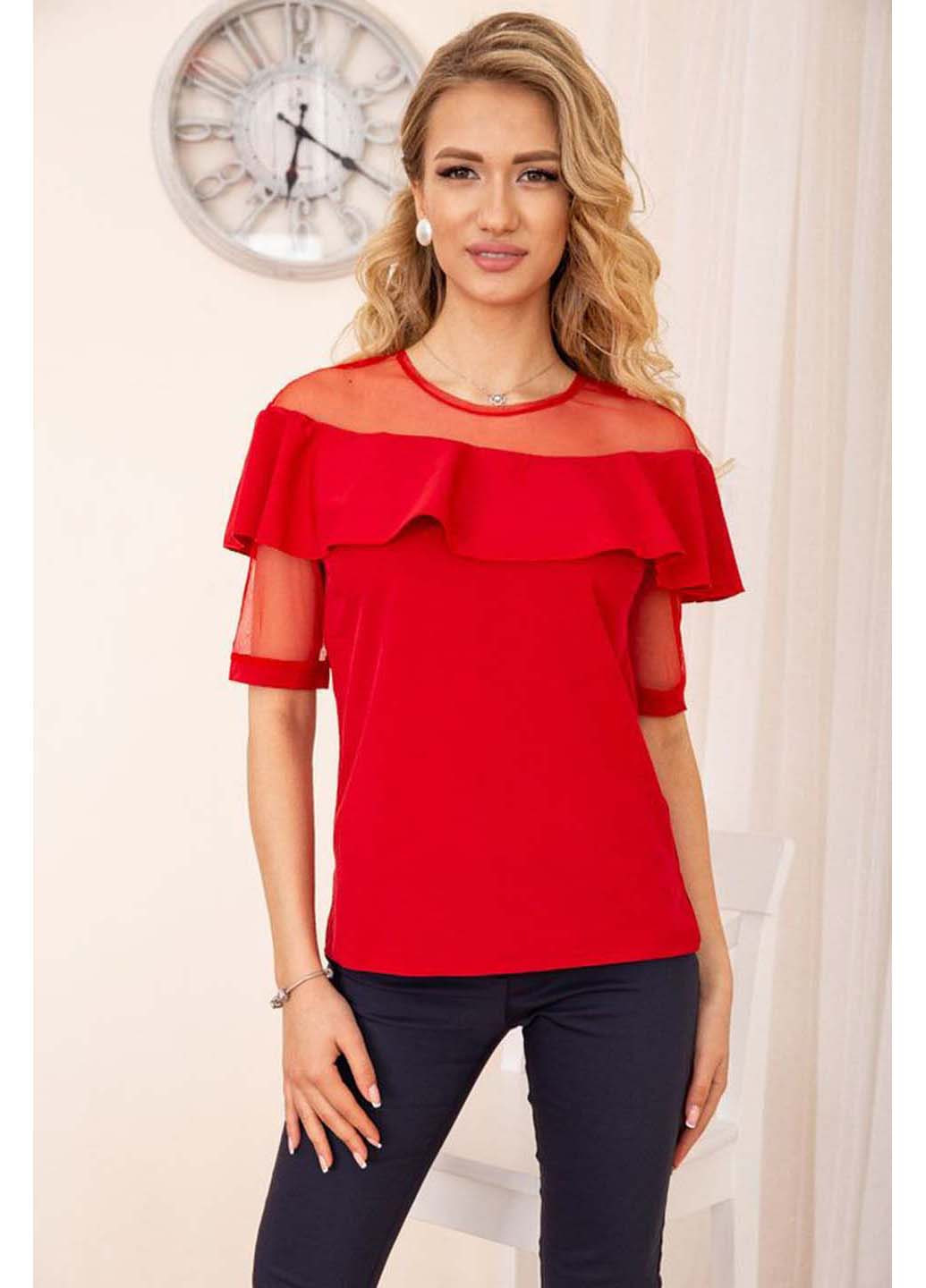 Красная демисезонная блуза Ager