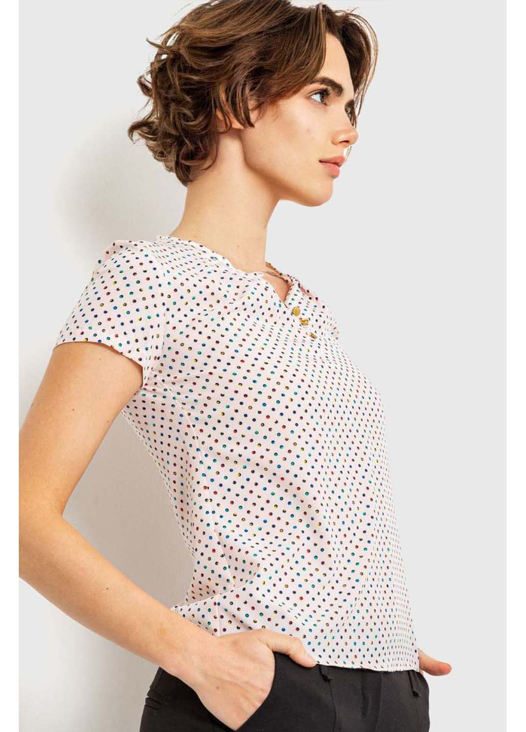 Пудровая демисезонная блуза Ager