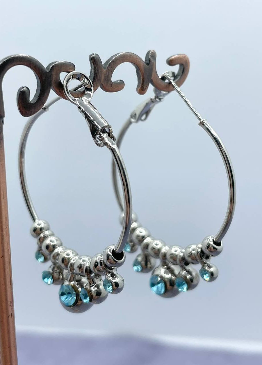 Серьги металлические кольца No Brand (265329845)