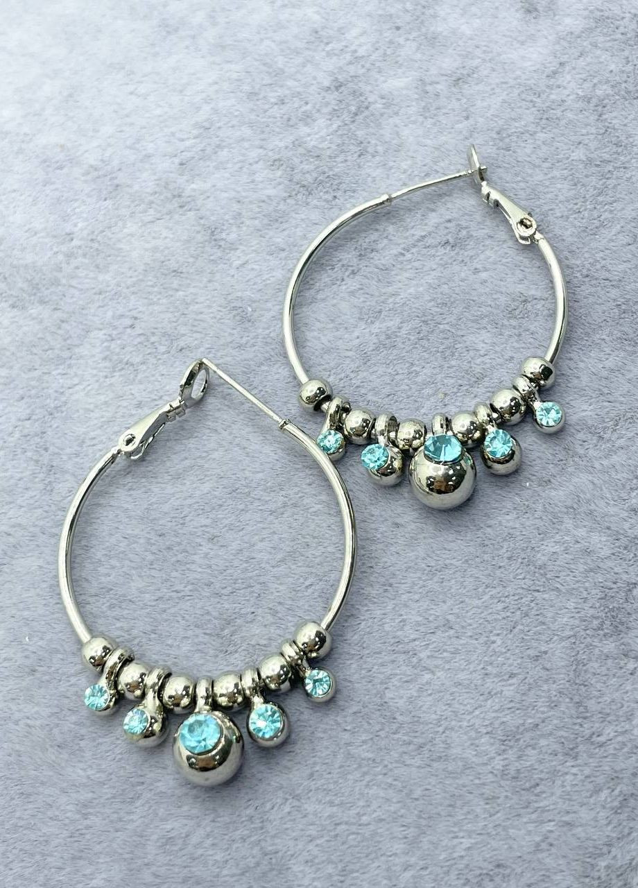 Серьги металлические кольца No Brand (265329845)