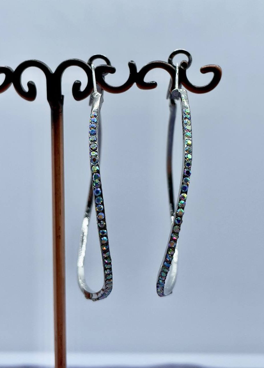 Сережки металеві кільця No Brand (265329787)