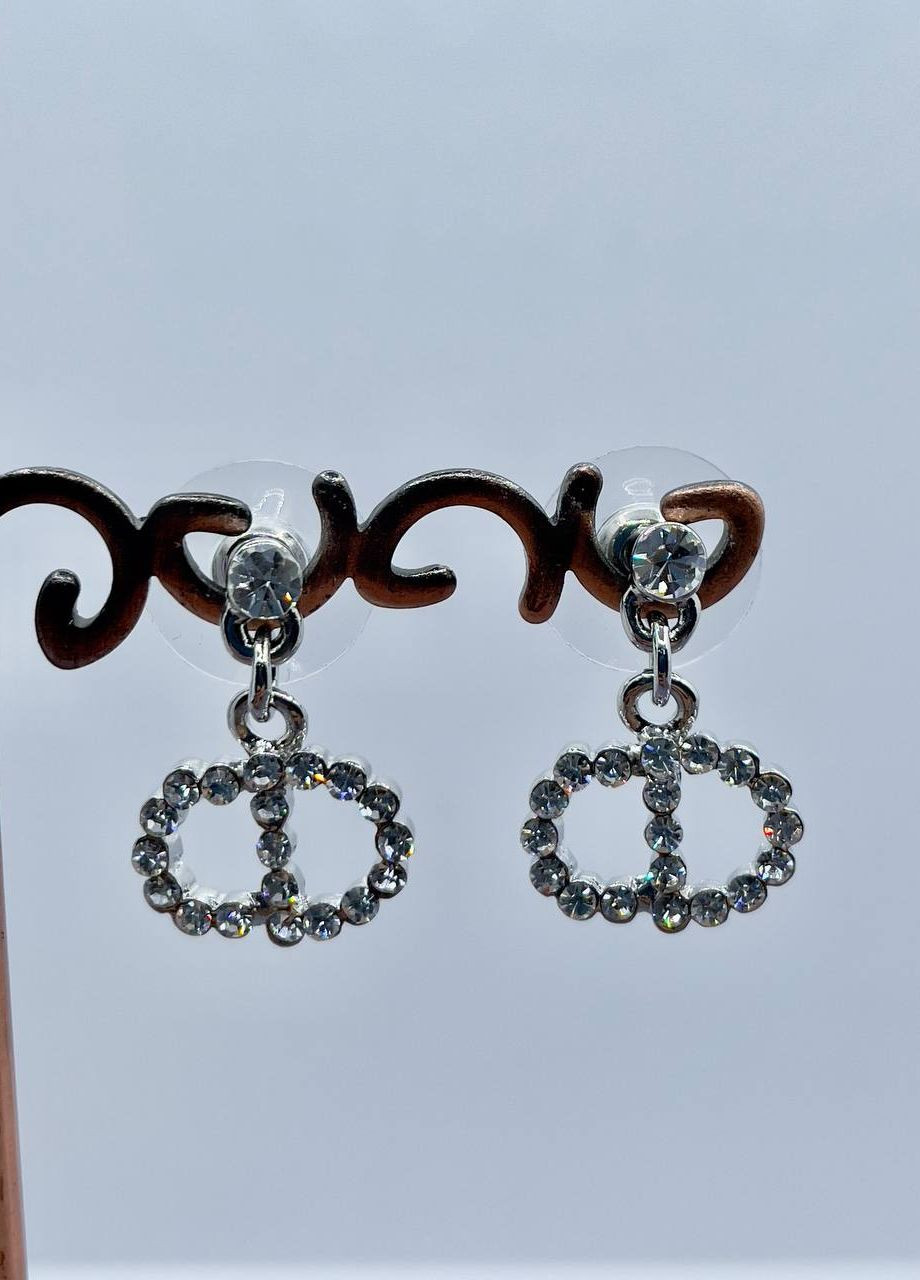 Серьги металлические гвоздики No Brand (265329843)