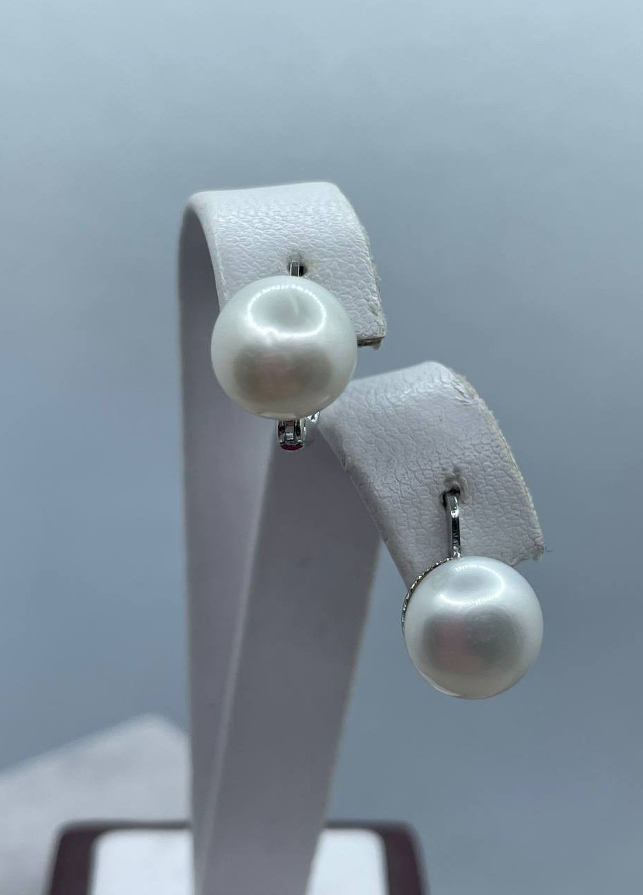 Сережки перли 9 мм No Brand (265329769)