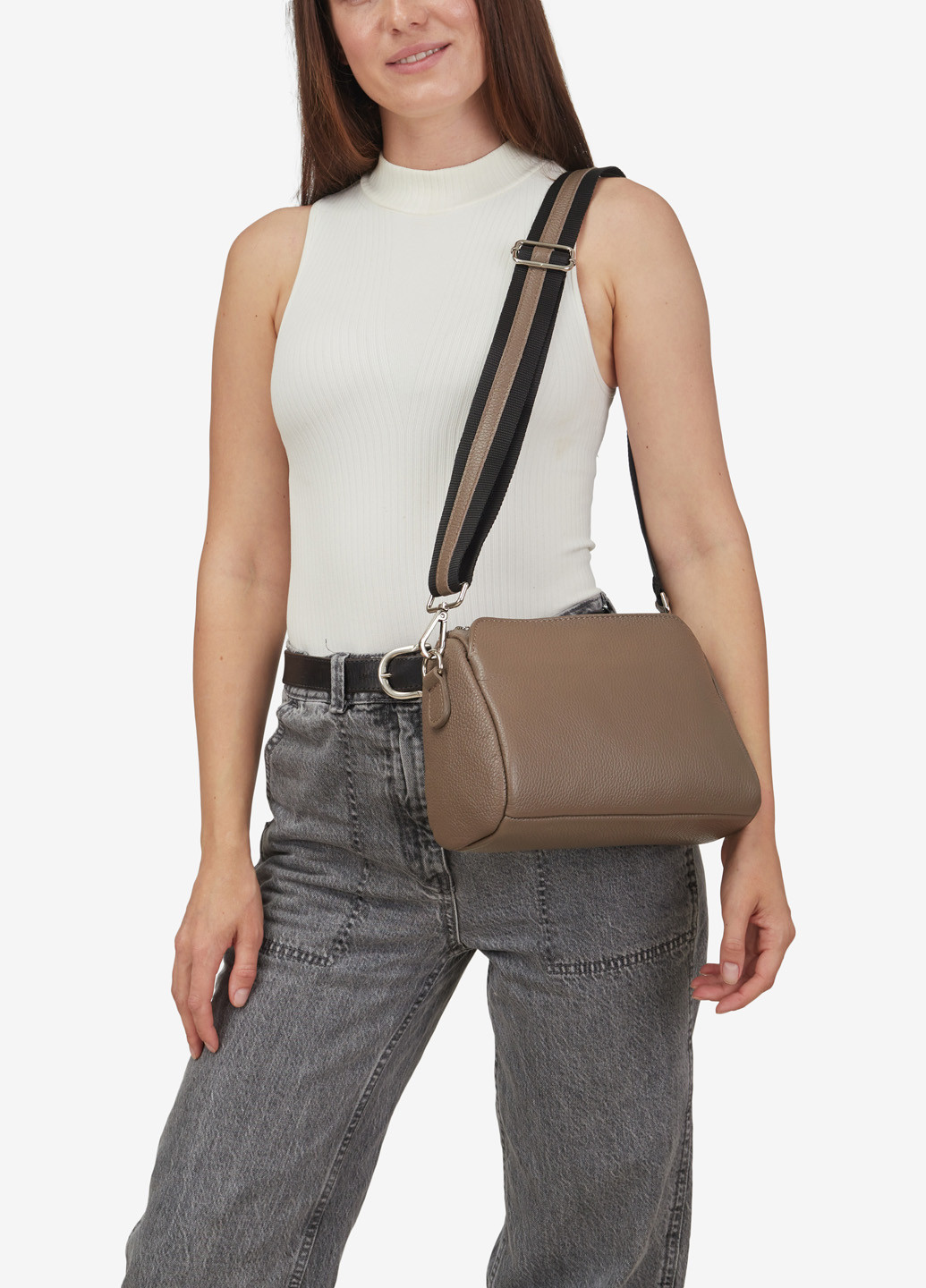 Сумка женская кожаная кросс-боди средняя Сrossbody Regina Notte (265403270)