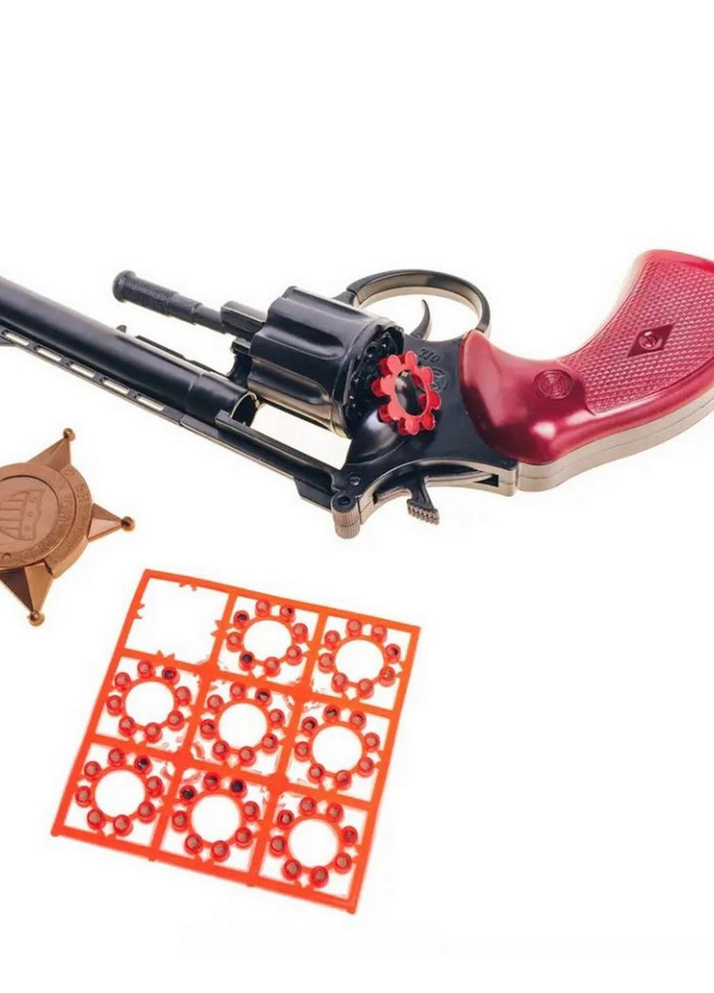 Игрушечный Револьвер "Magnum" c пистонами и значком 280GG Golden Gun (265391843)
