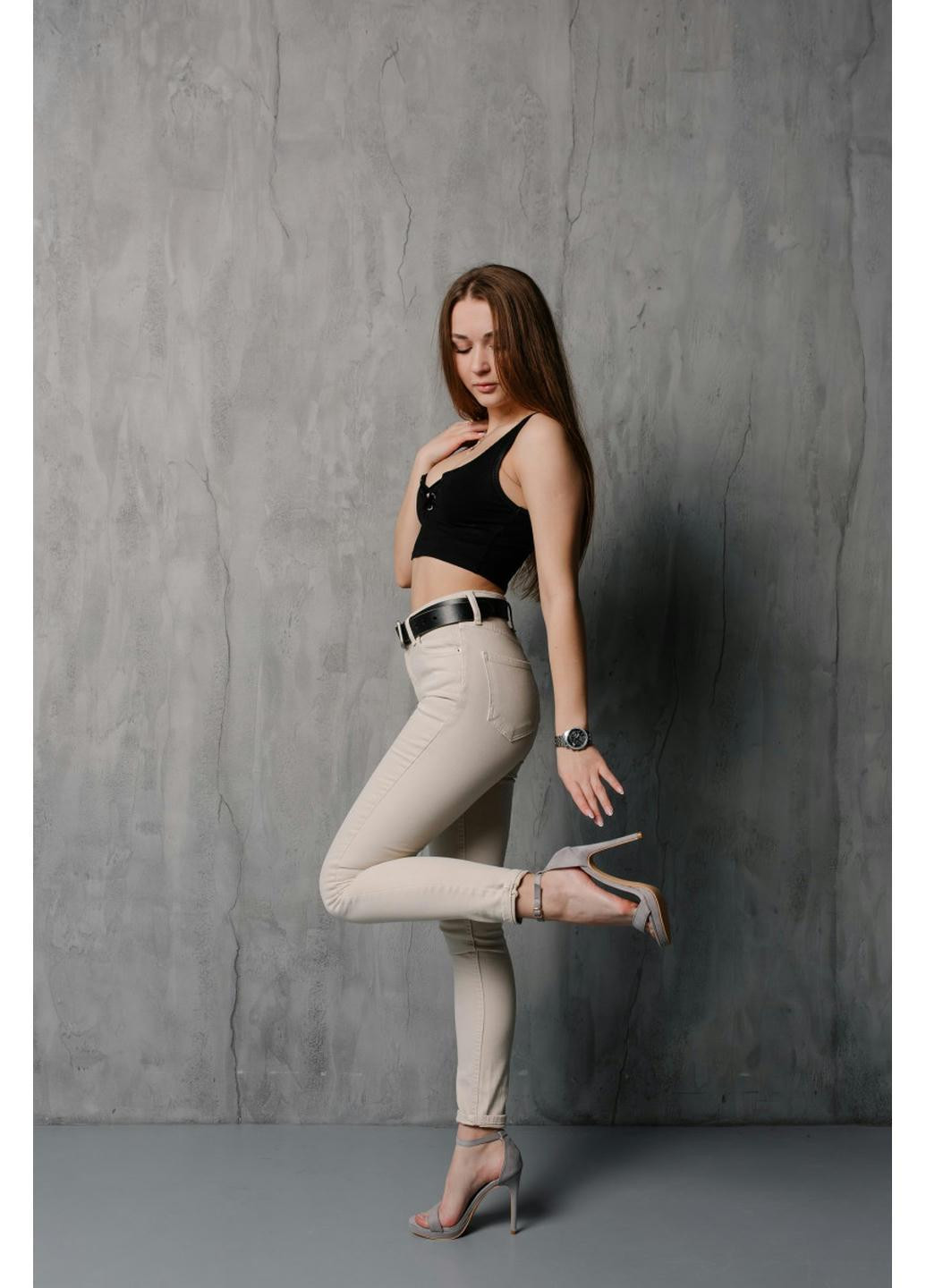 Жіночі босоніжки Worthy 3996 23 5 Сірий Fashion (265391390)