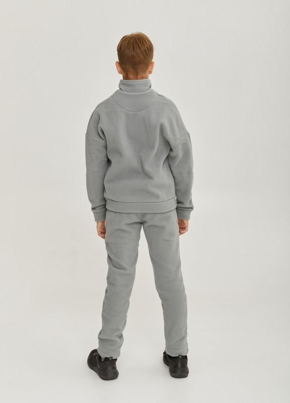 Дитячий флісовий костюм для хлопчика Сірий ThermoX secret fog kids (265416893)