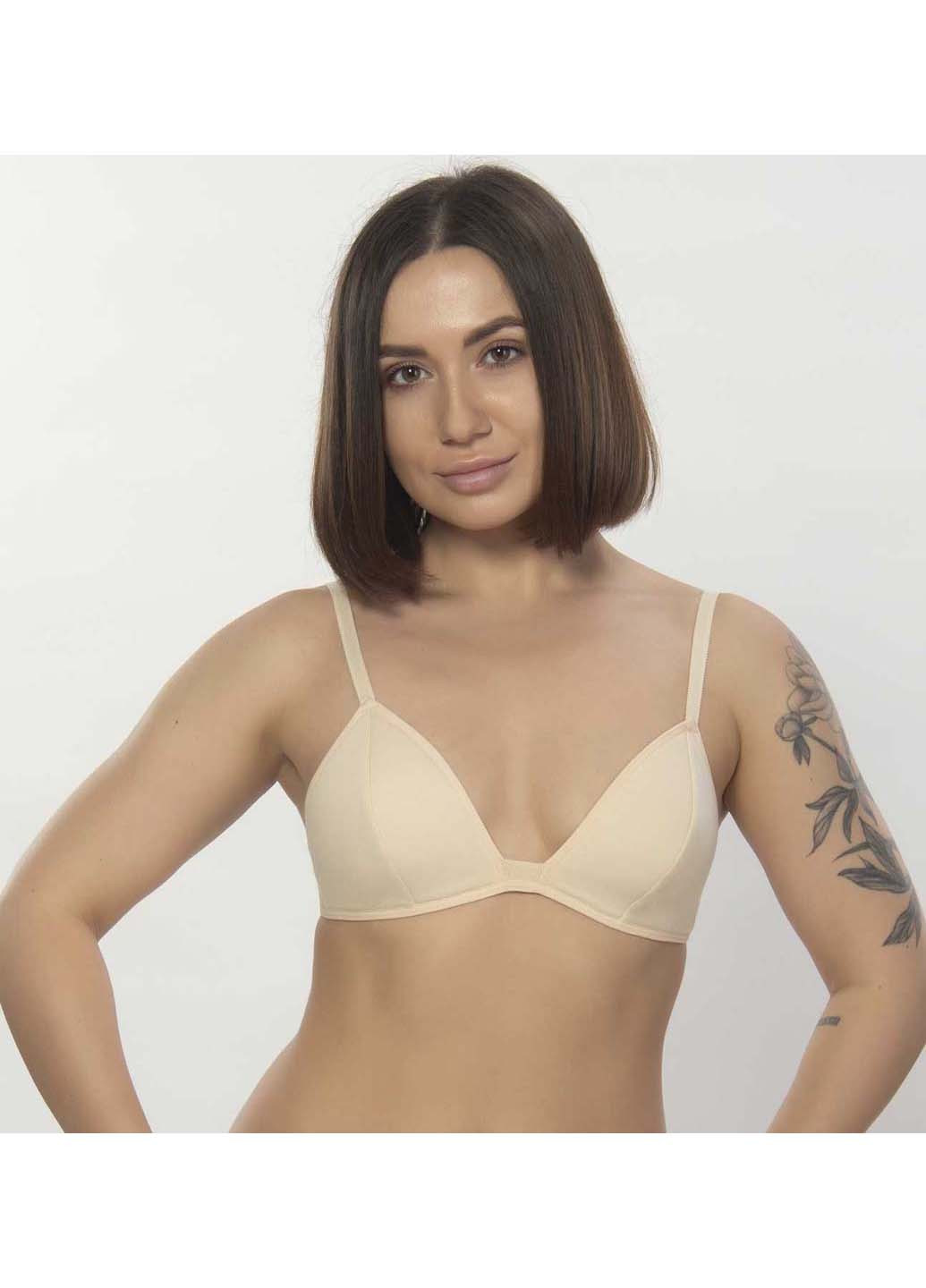 Бежевый бюстгальтер Elita без косточек