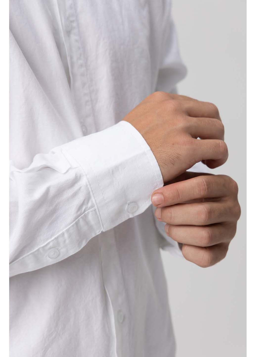 Белая кэжуал рубашка Figo