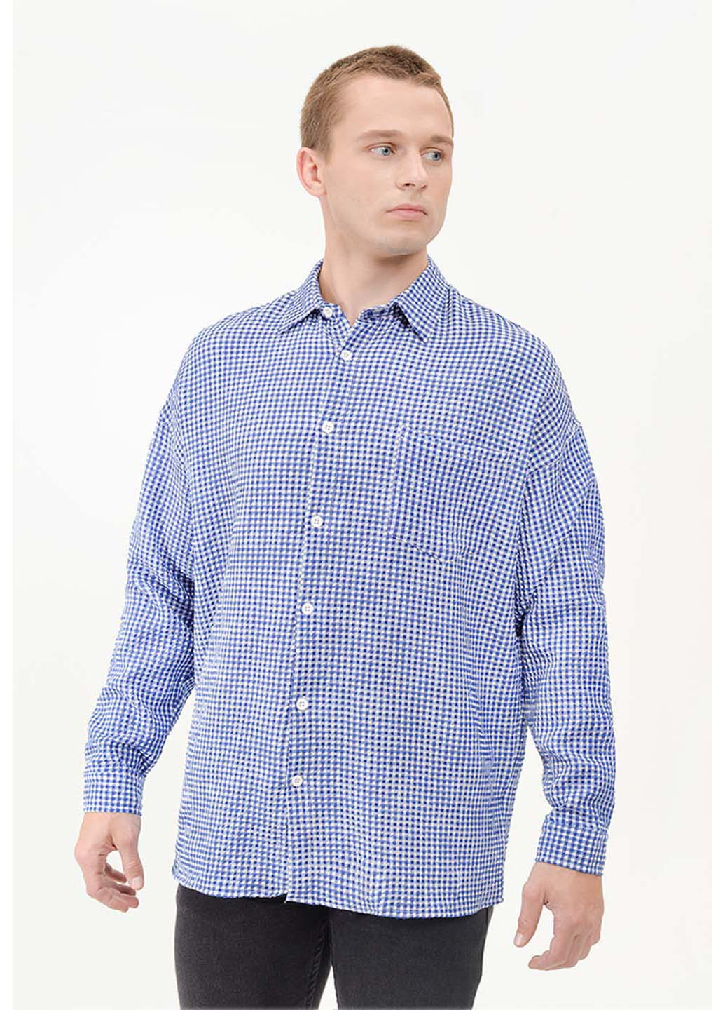 Синяя кэжуал рубашка Ossy Homer (TNS)