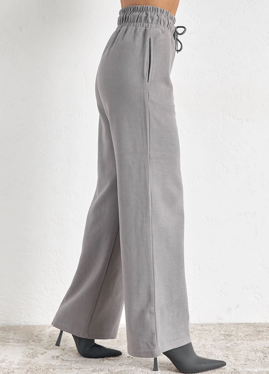 Жіночі брюки-кюлоти з високою талією Lurex (265405381)