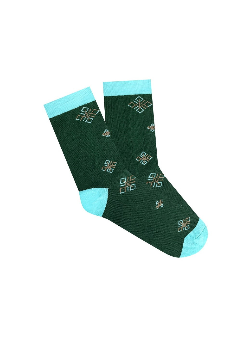 Набор универсальных носков. (2 пары)/арт./21-23/темно-зеленый/1111 Duna 1560 (265409041)