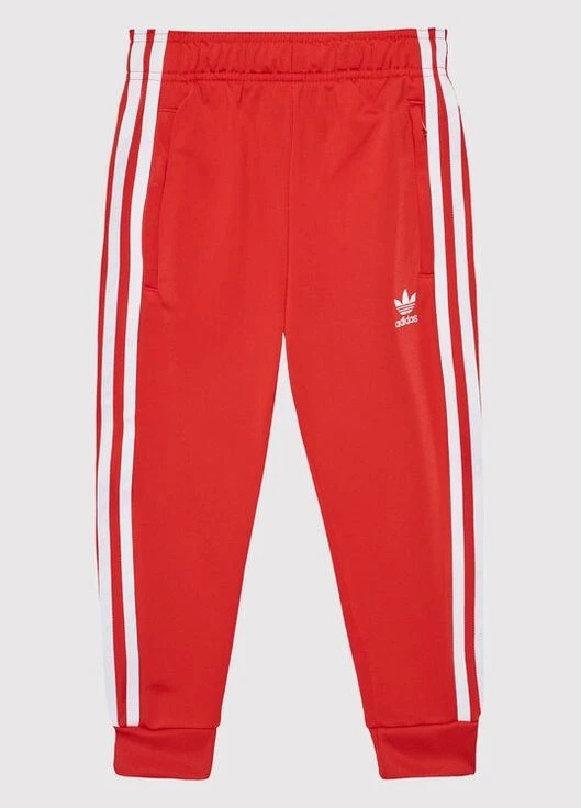 Красные брюки adidas