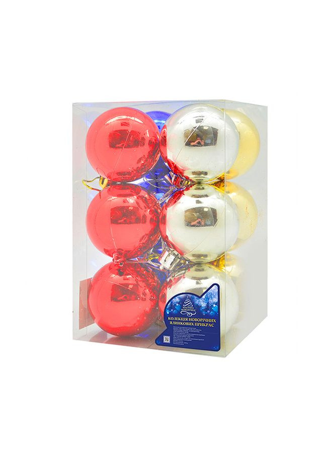 Ялинкові кульки 5см 12шт/наб Home (265446625)
