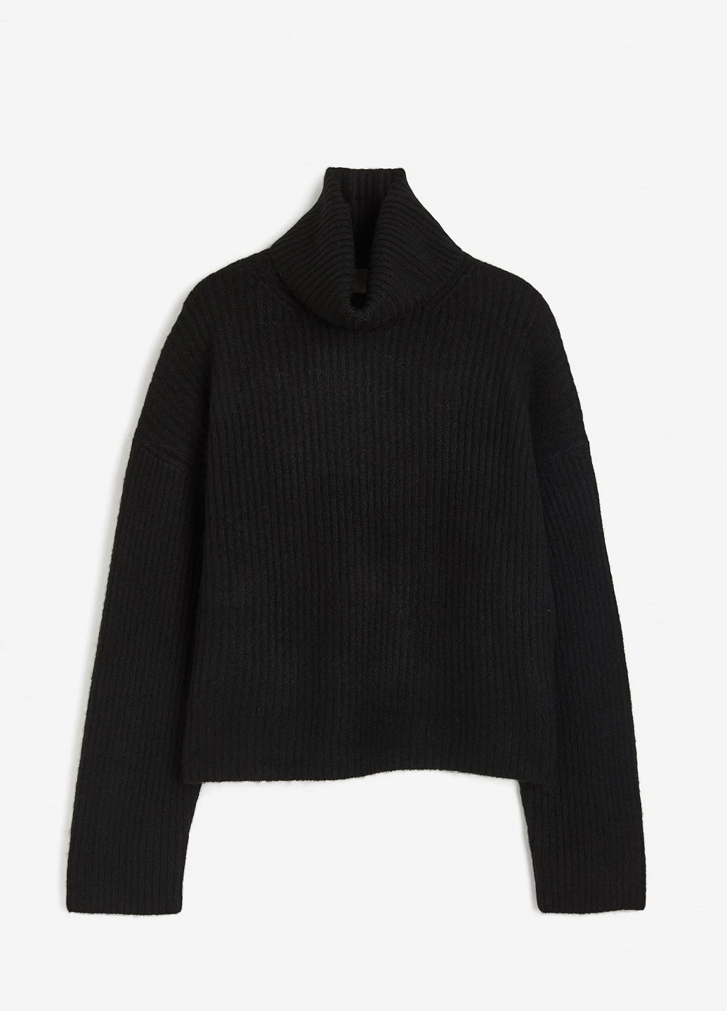 Черный демисезонный свитер H&M
