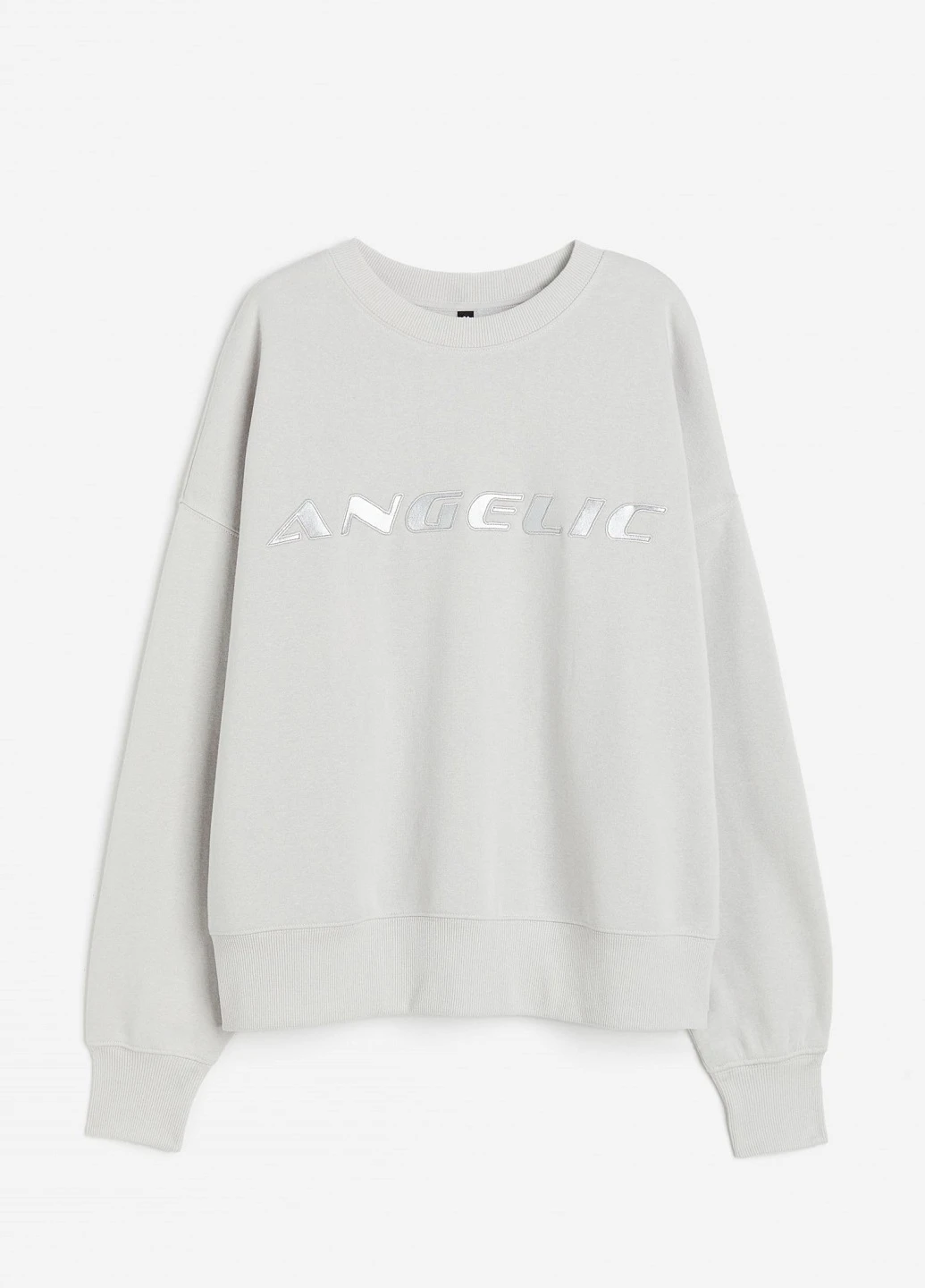 Світло-сірий світшот H&M напис (265525800)