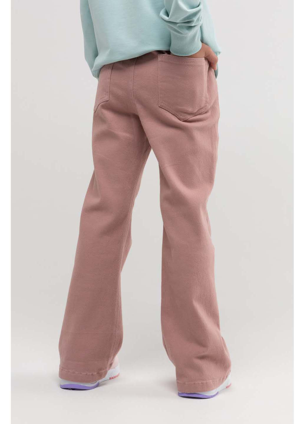 Розовые кэжуал демисезонные брюки Yekipeer