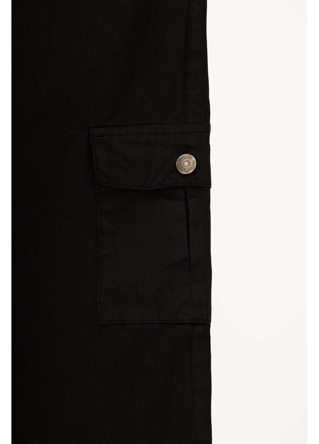 Черные кэжуал демисезонные брюки Asl