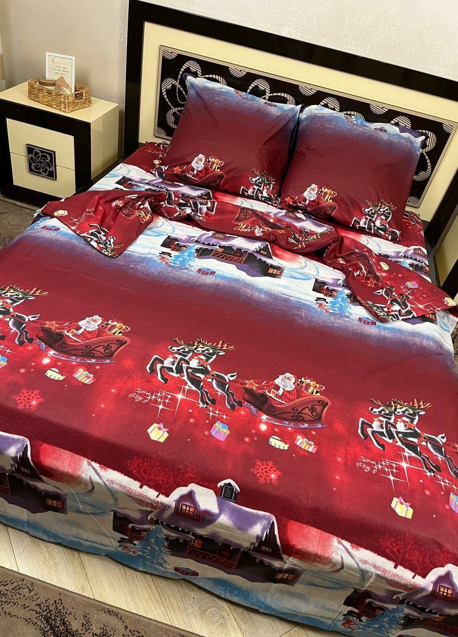 Комплект постельного белья Праздник приближаеться двуспальний 215 х 180 см No Brand (265542723)