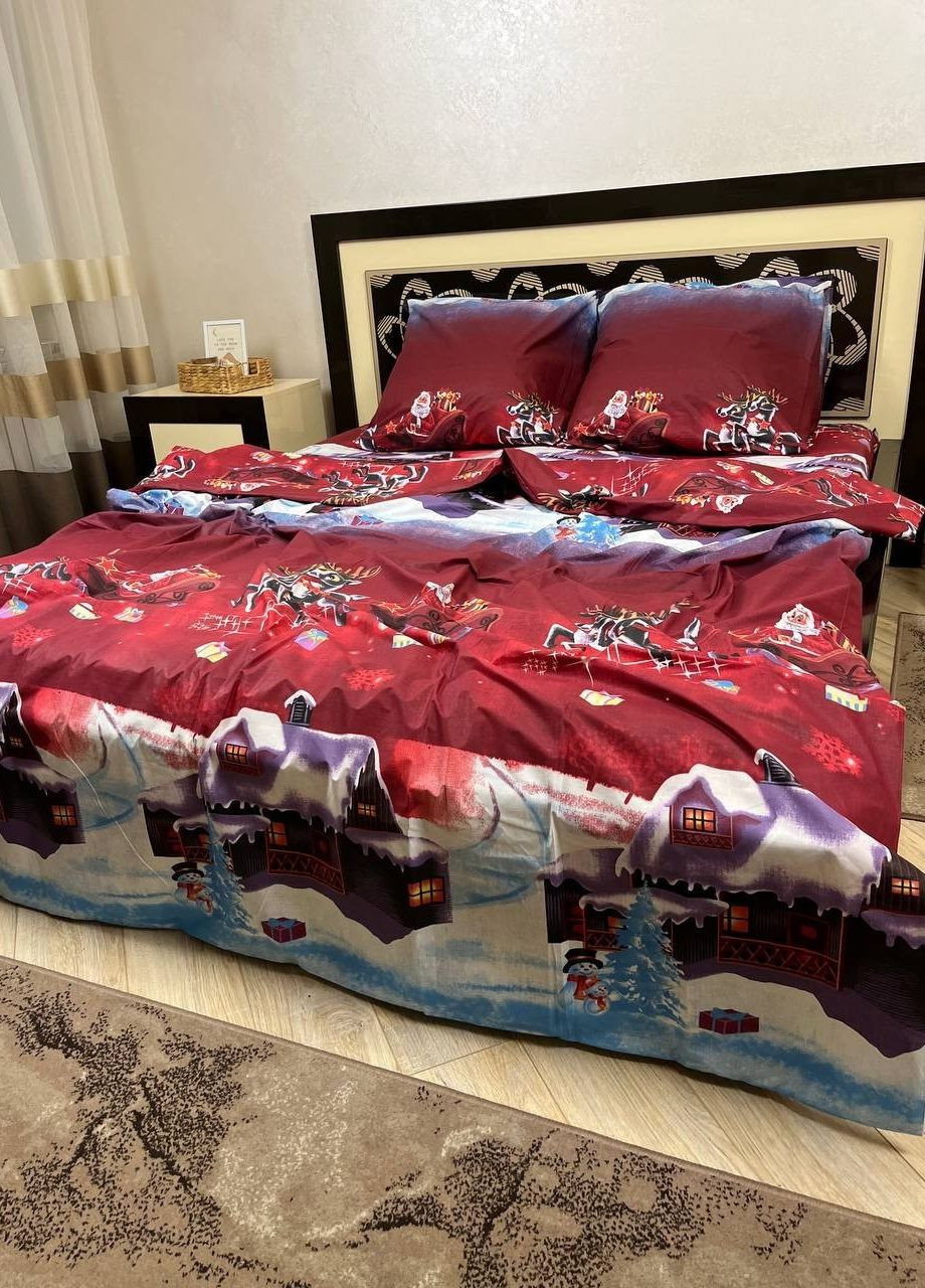 Комплект постельного белья Праздник приближаеться двуспальний 215 х 180 см No Brand (265542723)