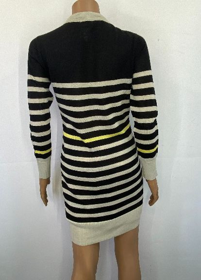 Комбинированное коктейльное платье платье-свитшот Louis Vuitton в полоску