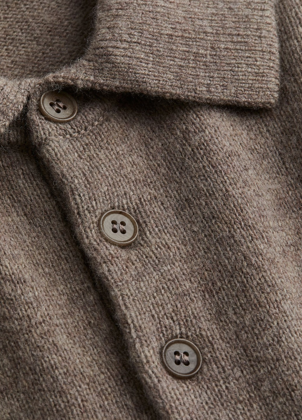Темно-бежевый демисезонный свитер H&M