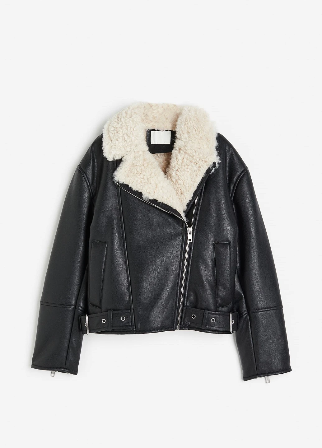 Черная демисезонная куртка H&M