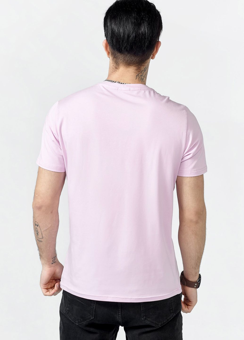Розовая футболка lucas герб_yellowblue Gen