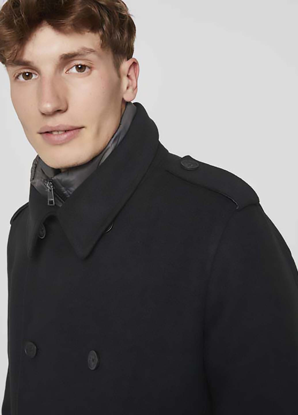 Чорна демісезонна куртка Tom Tailor