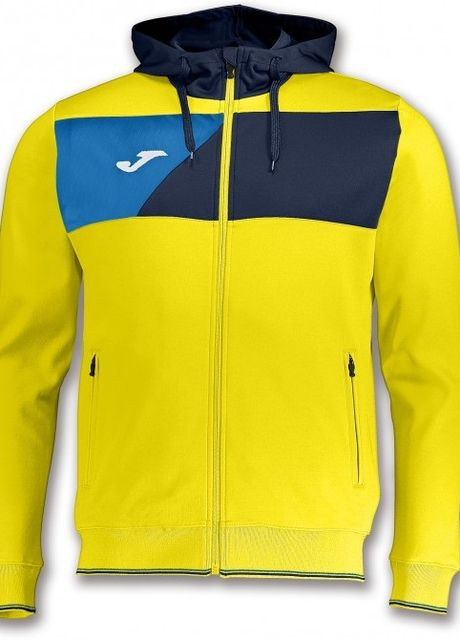 Олимпийка CREW II желтая с синими вставками Joma (265624513)