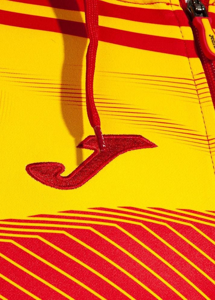 Олимпийка SUPERNOVA II с красным капюшоном с желтыми элементами. Joma (265624520)