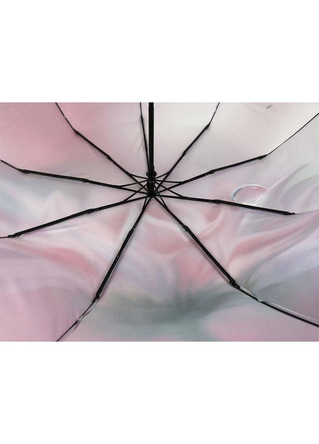 Комбинированный женский зонт-автомат в подарочной упаковке с платком Rain (265992239)