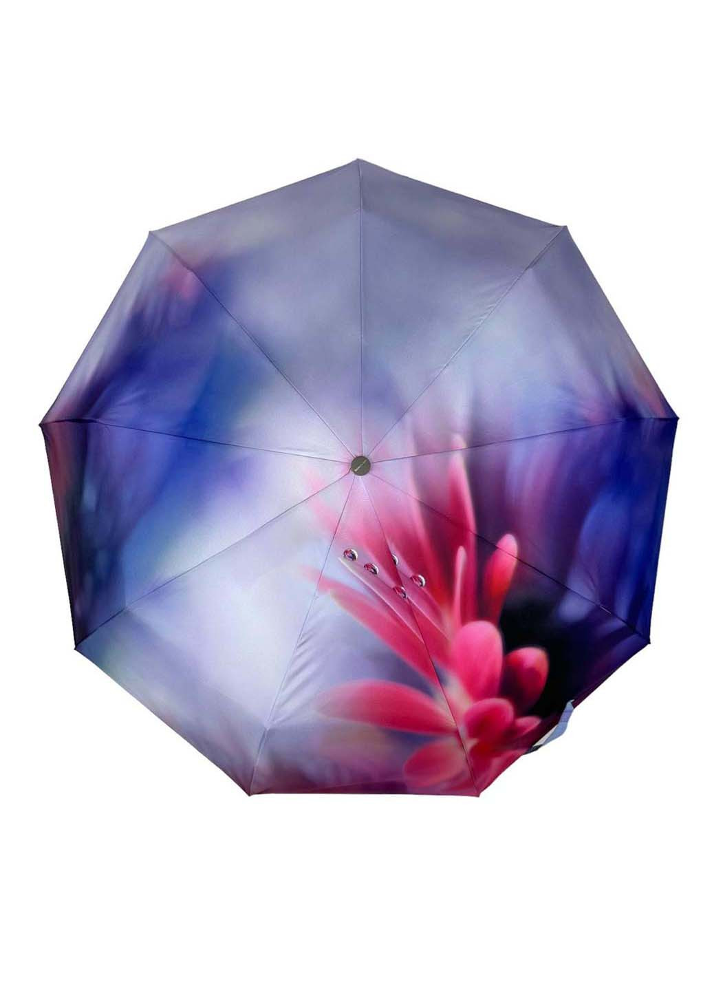 Комбінована жіноча парасолька-автомат у подарунковій упаковці з хустинкою Rain (265992243)