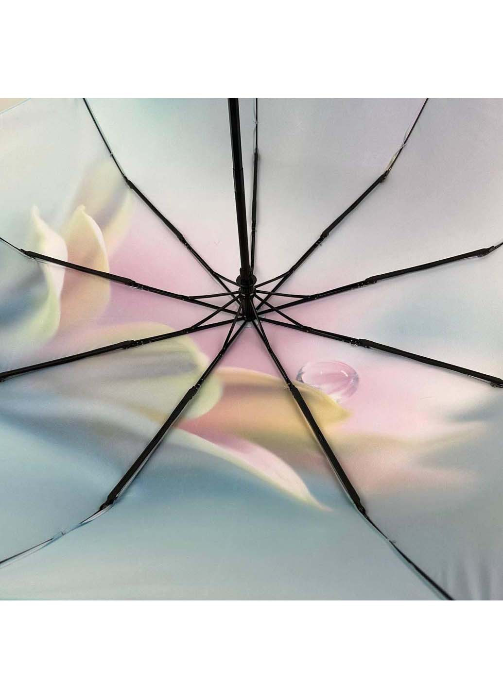 Комбинированный женский зонт-автомат в подарочной упаковке с платком Rain (265992233)