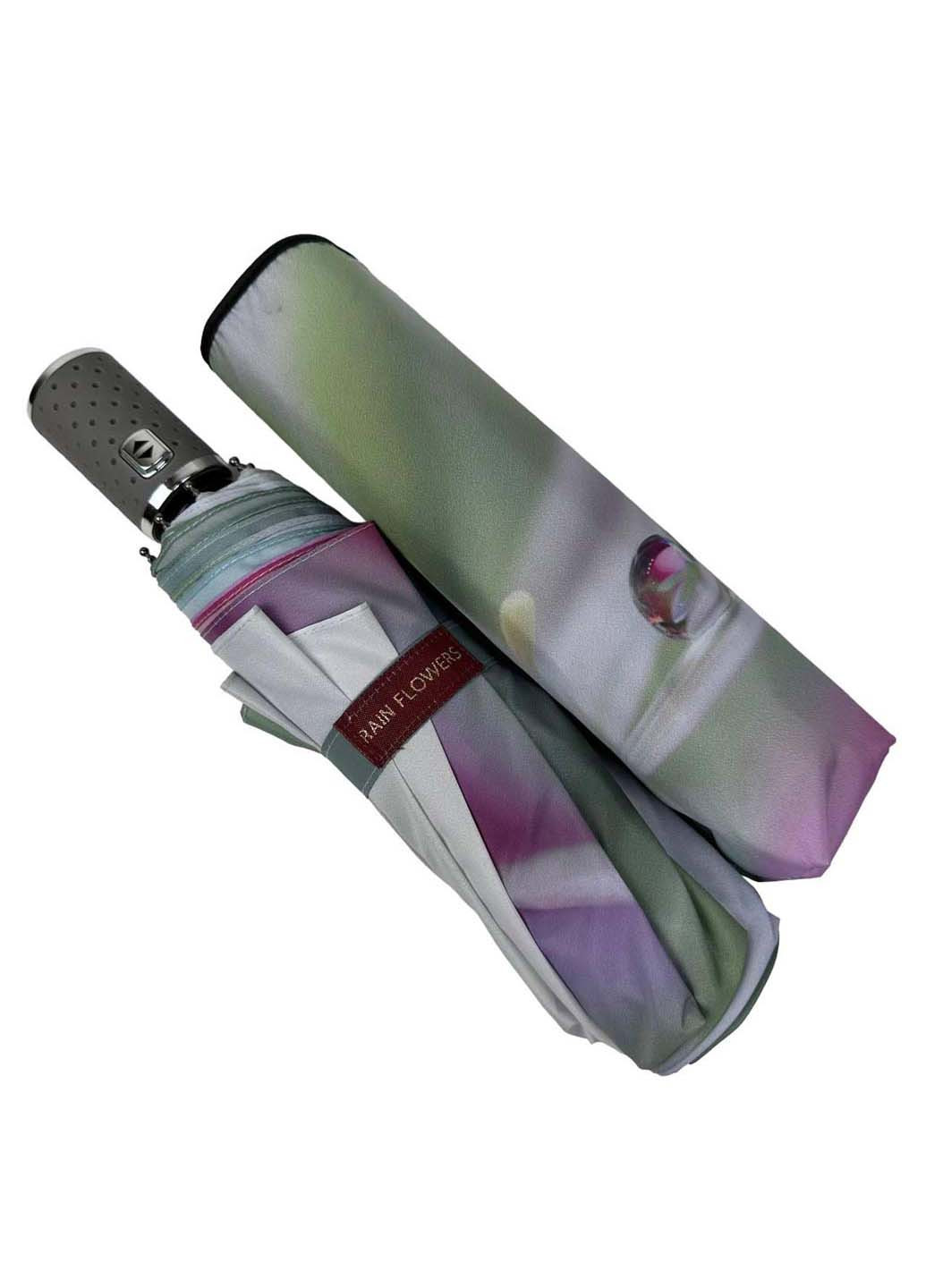 Комбінована жіноча парасолька-автомат у подарунковій упаковці з хустинкою Rain (265992226)