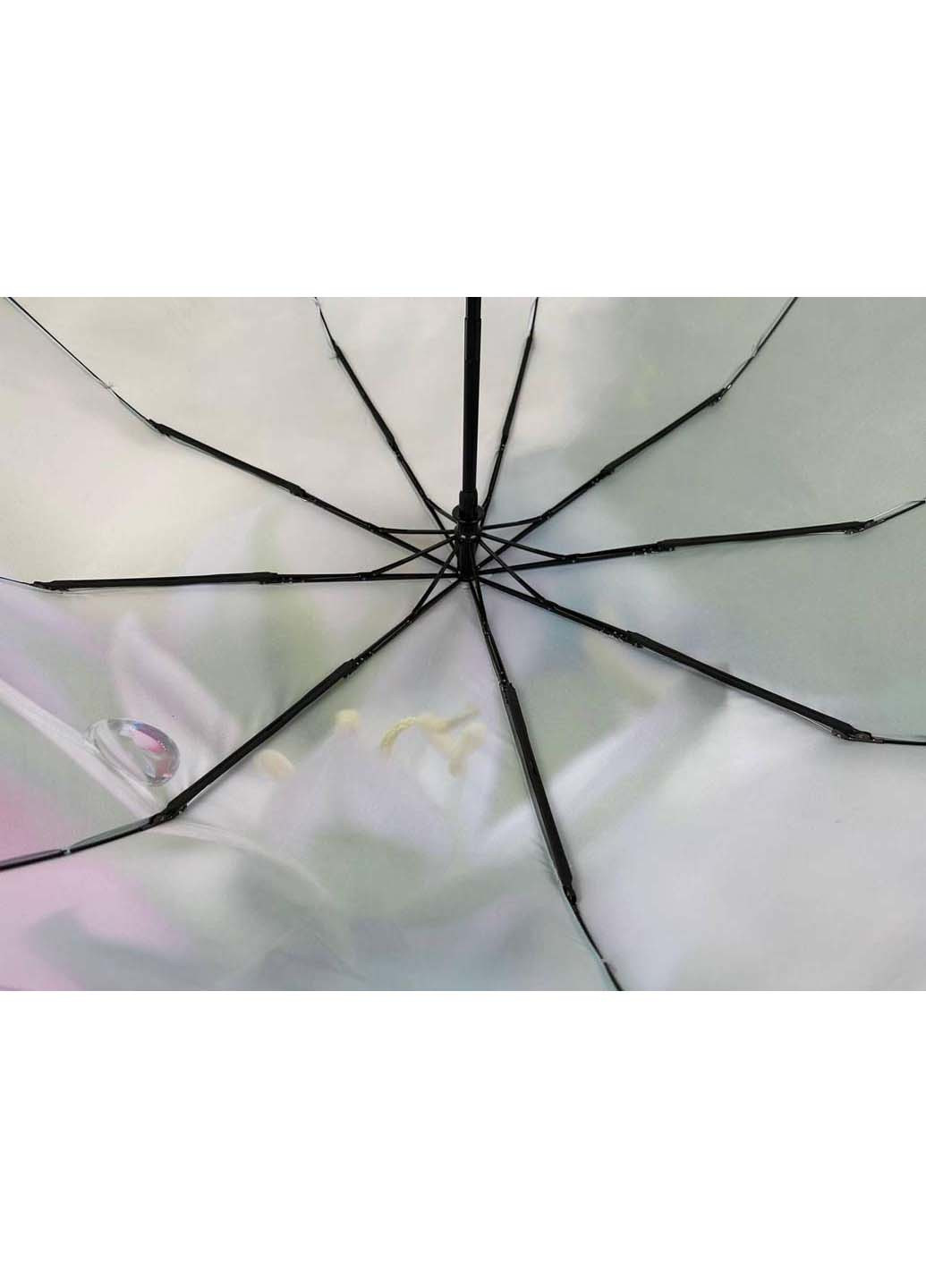 Комбінована жіноча парасолька-автомат у подарунковій упаковці з хустинкою Rain (265992226)